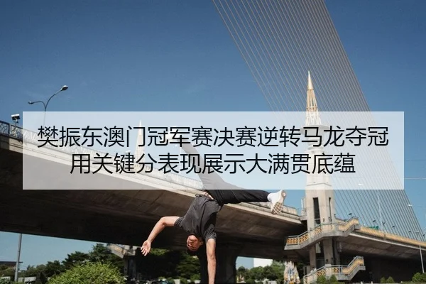 樊振东澳门冠军赛决赛逆转马龙夺冠 用关键分表现展示大满贯底蕴
